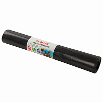 Мешки для мусора 240 л, черные, в рулоне 10 шт., ПВД 50 мкм, 1400х900 мм, LAIMA, 605337 в Домодедово