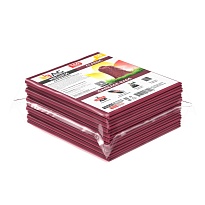 Мешки для мусора 160 л, бордовые, в пачке 10 шт., ПВД, 40 мкм, 900х1100 мм, i-Bag в Домодедово